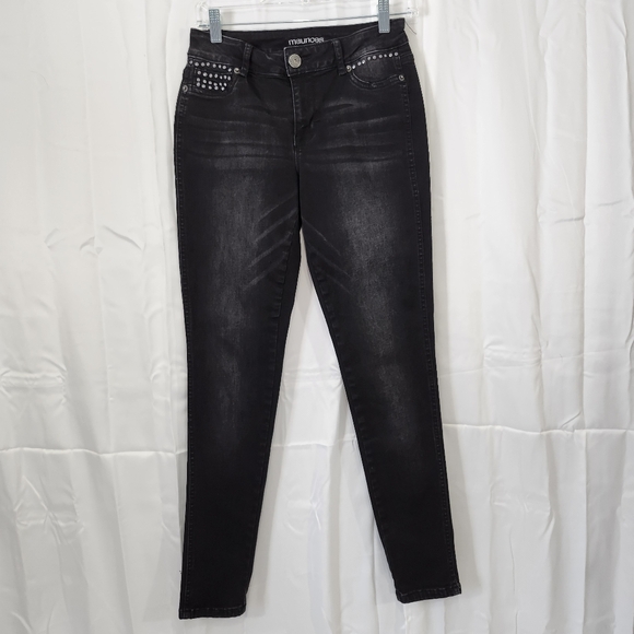 Maurices Denim - Maurices Size Small  Stylish Black Rhinestone Women's Jeans